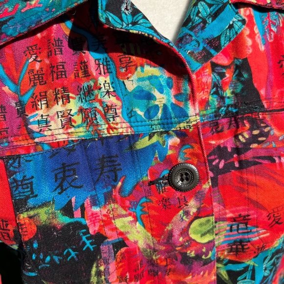 Chicos Abstract Print Jacket - Picture 7 of 10